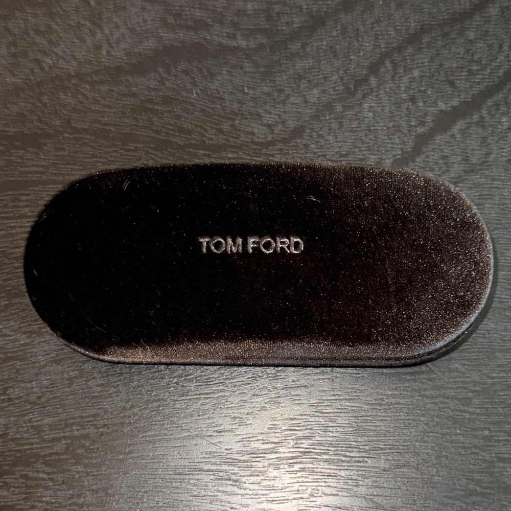 Tom Ford Brown Velvet Sunglasses Case